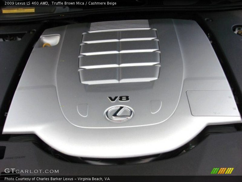 Truffle Brown Mica / Cashmere Beige 2009 Lexus LS 460 AWD