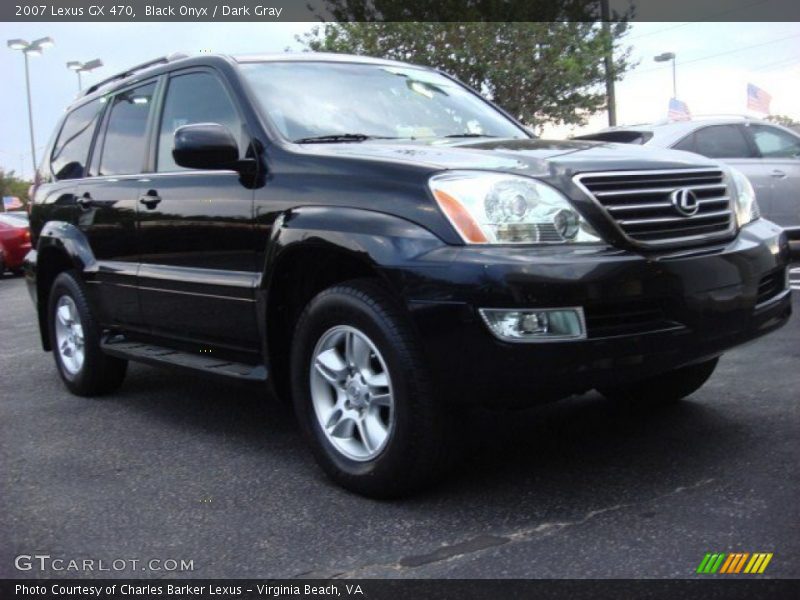 Black Onyx / Dark Gray 2007 Lexus GX 470