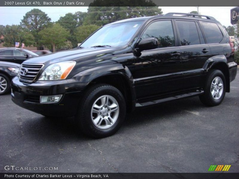 Black Onyx / Dark Gray 2007 Lexus GX 470