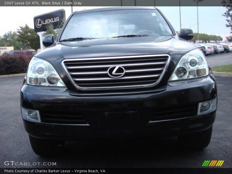 Black Onyx / Dark Gray 2007 Lexus GX 470
