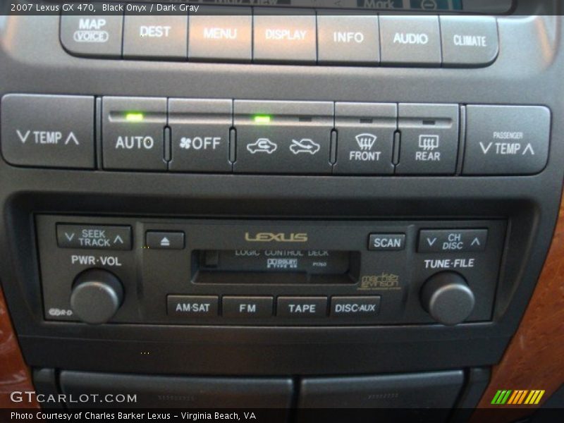 Black Onyx / Dark Gray 2007 Lexus GX 470