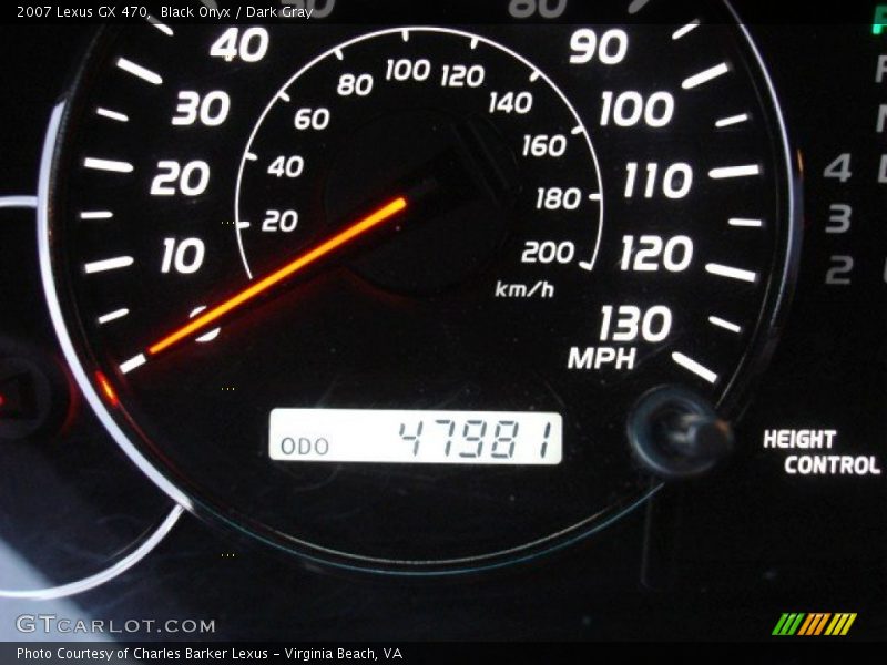 Black Onyx / Dark Gray 2007 Lexus GX 470
