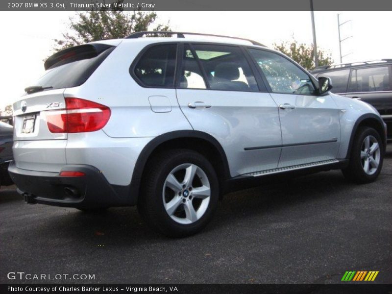 Titanium Silver Metallic / Gray 2007 BMW X5 3.0si