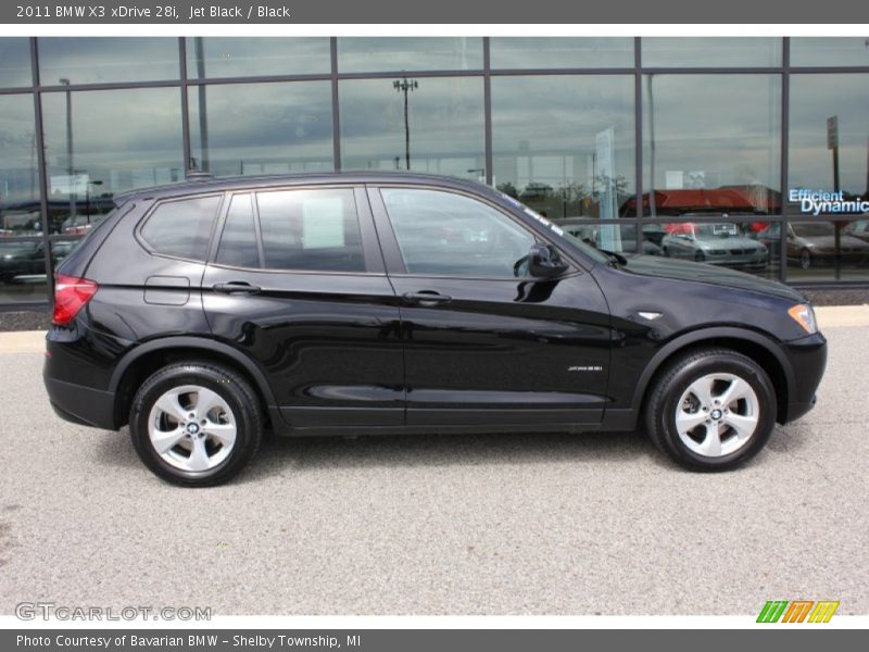 Jet Black / Black 2011 BMW X3 xDrive 28i