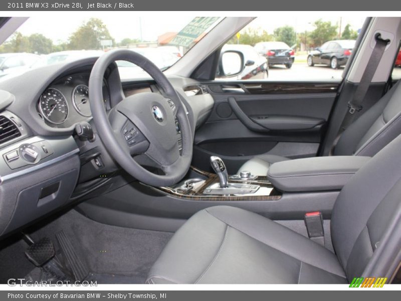 Jet Black / Black 2011 BMW X3 xDrive 28i