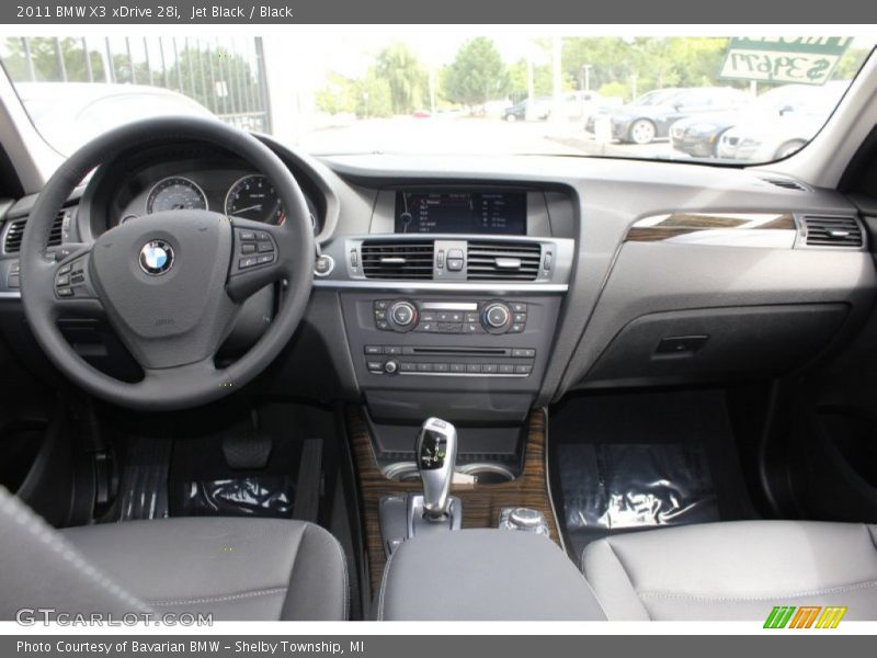 Jet Black / Black 2011 BMW X3 xDrive 28i