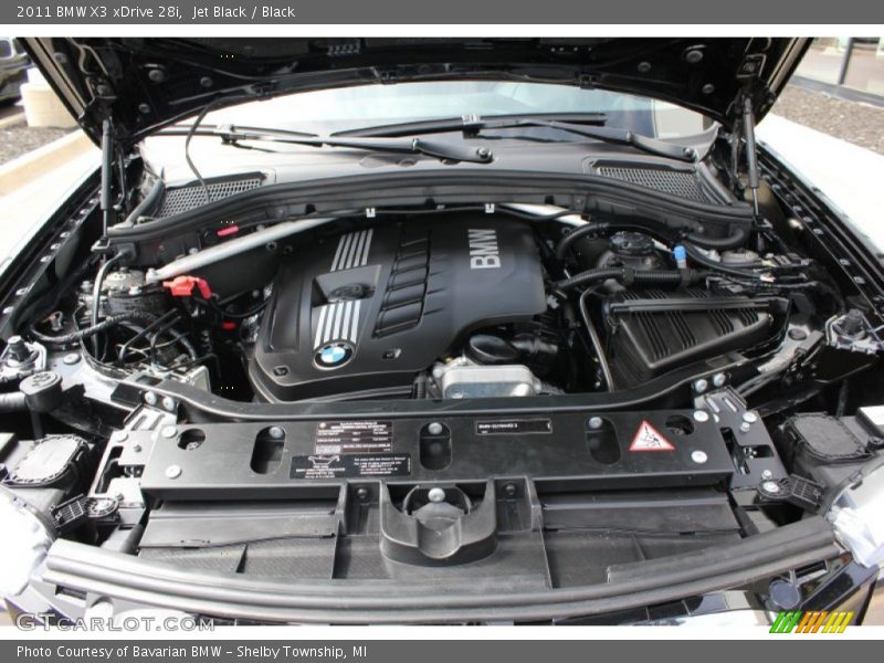 Jet Black / Black 2011 BMW X3 xDrive 28i