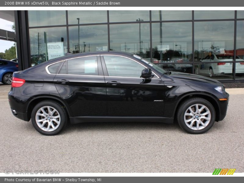  2008 X6 xDrive50i Black Sapphire Metallic