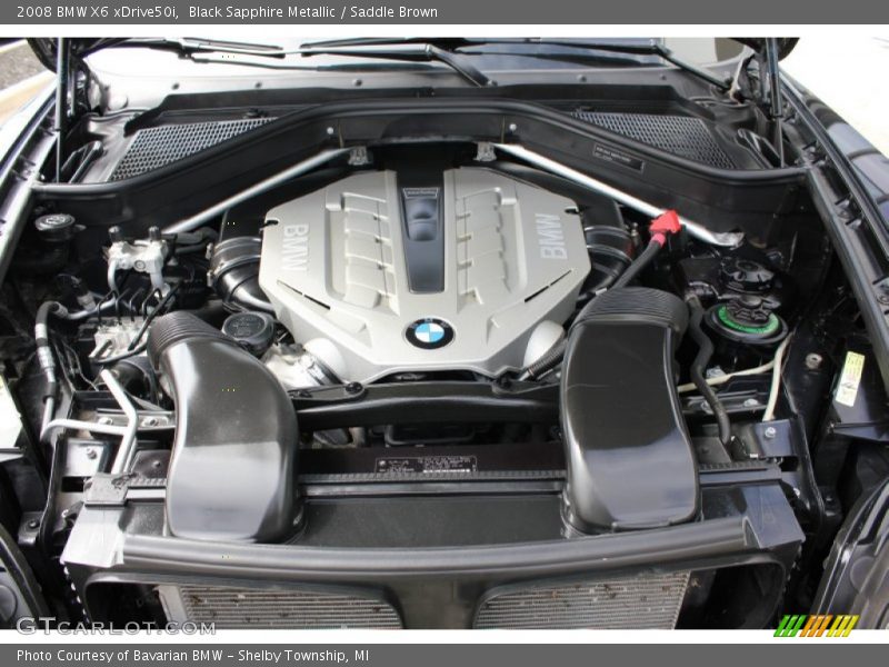  2008 X6 xDrive50i Engine - 4.4 Liter Twin-Turbocharged DOHC 32-Valve VVT V8