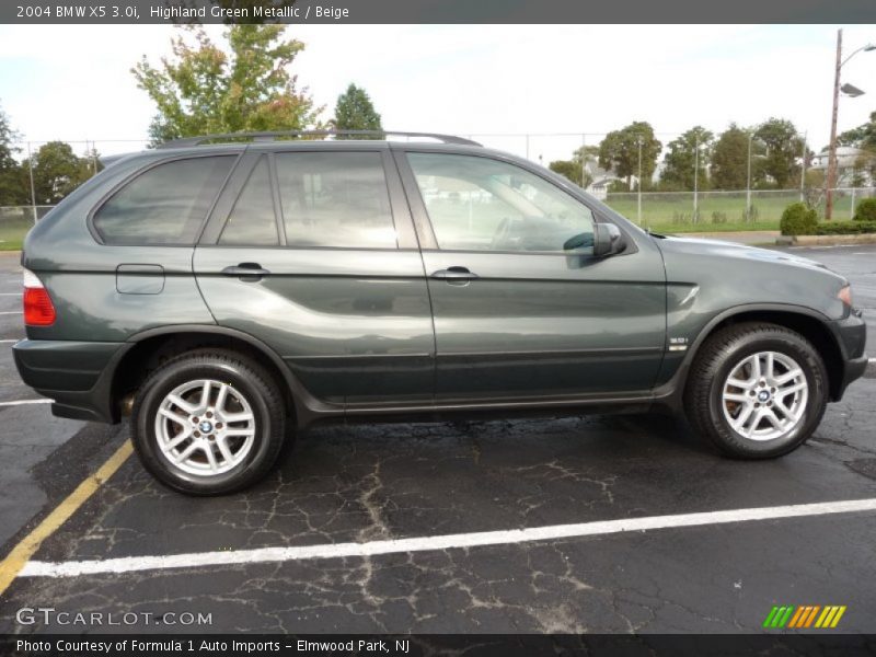 Highland Green Metallic / Beige 2004 BMW X5 3.0i