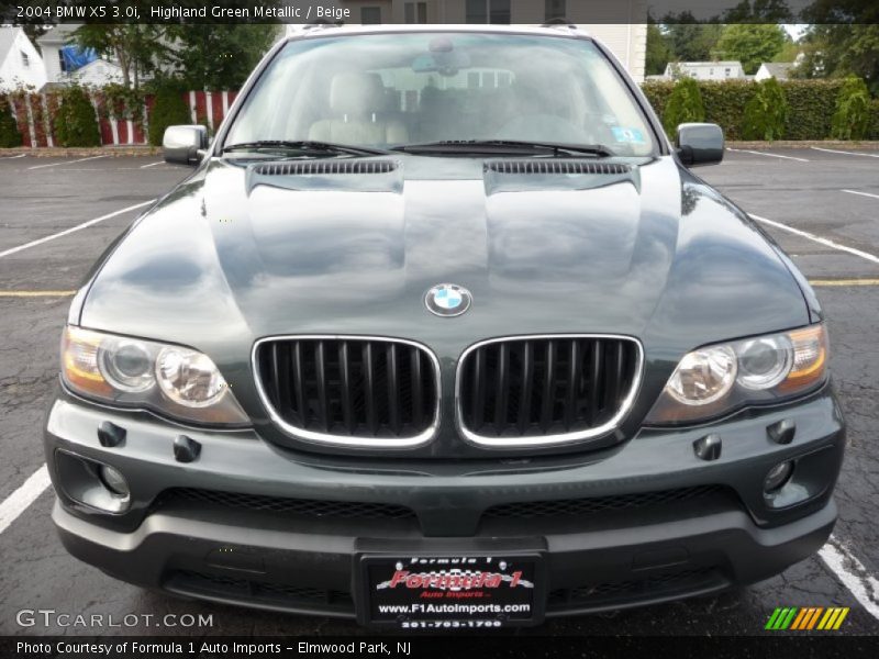 Highland Green Metallic / Beige 2004 BMW X5 3.0i