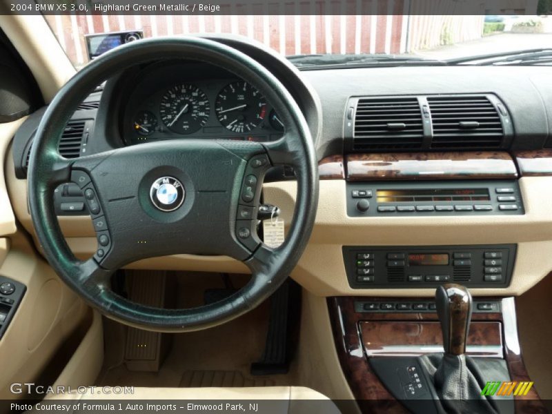 Highland Green Metallic / Beige 2004 BMW X5 3.0i