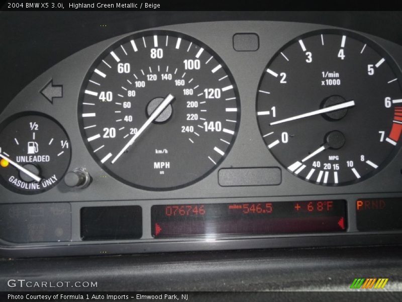 Highland Green Metallic / Beige 2004 BMW X5 3.0i