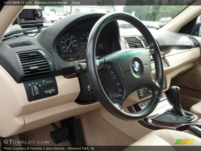 Highland Green Metallic / Beige 2004 BMW X5 3.0i