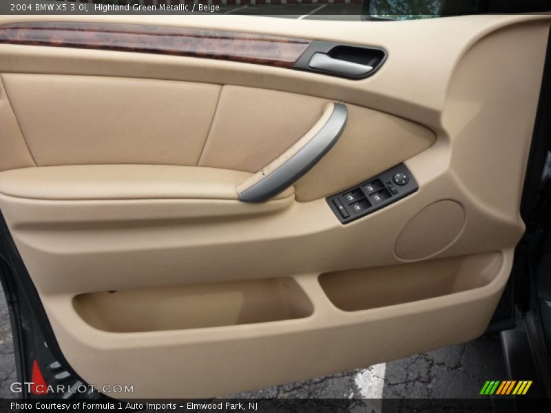 Highland Green Metallic / Beige 2004 BMW X5 3.0i