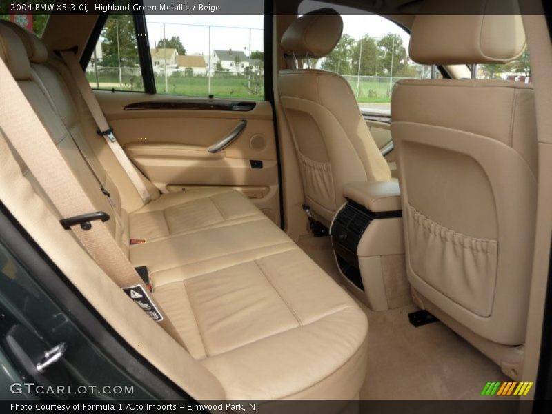 Highland Green Metallic / Beige 2004 BMW X5 3.0i
