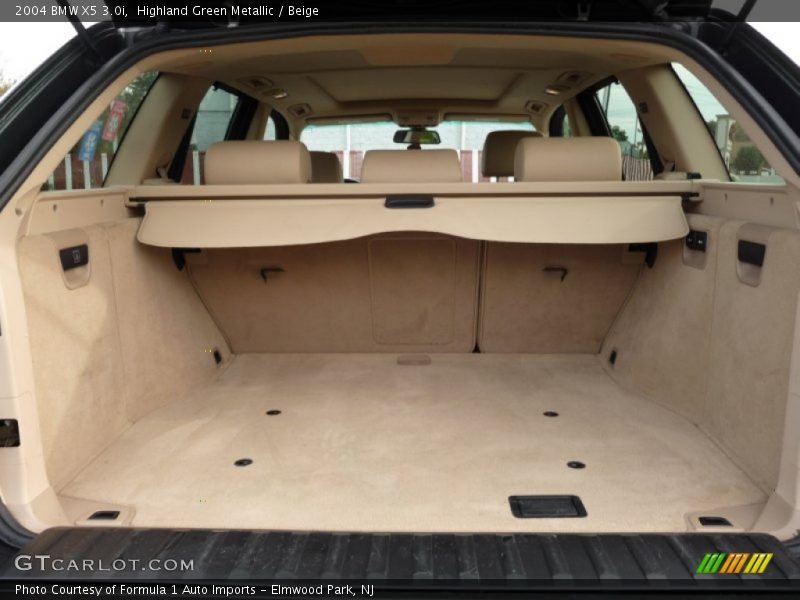 Highland Green Metallic / Beige 2004 BMW X5 3.0i
