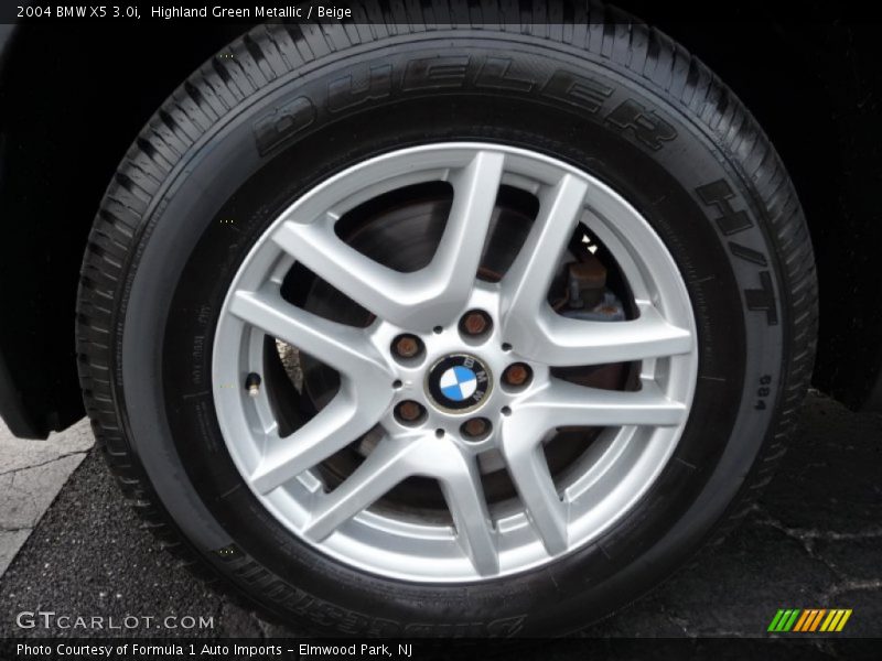 Highland Green Metallic / Beige 2004 BMW X5 3.0i