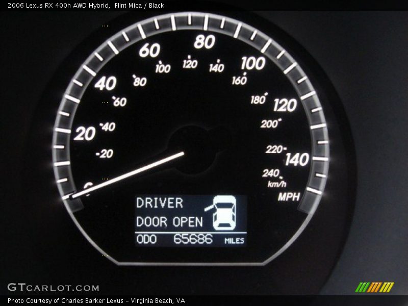 Flint Mica / Black 2006 Lexus RX 400h AWD Hybrid