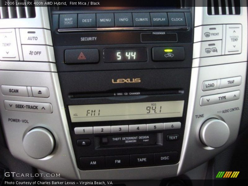 Flint Mica / Black 2006 Lexus RX 400h AWD Hybrid