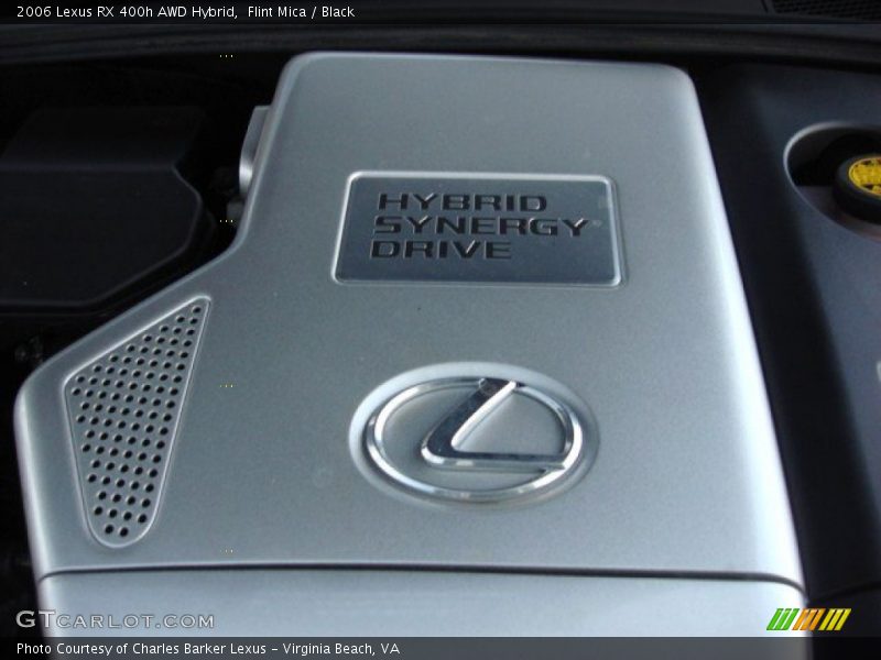 Flint Mica / Black 2006 Lexus RX 400h AWD Hybrid