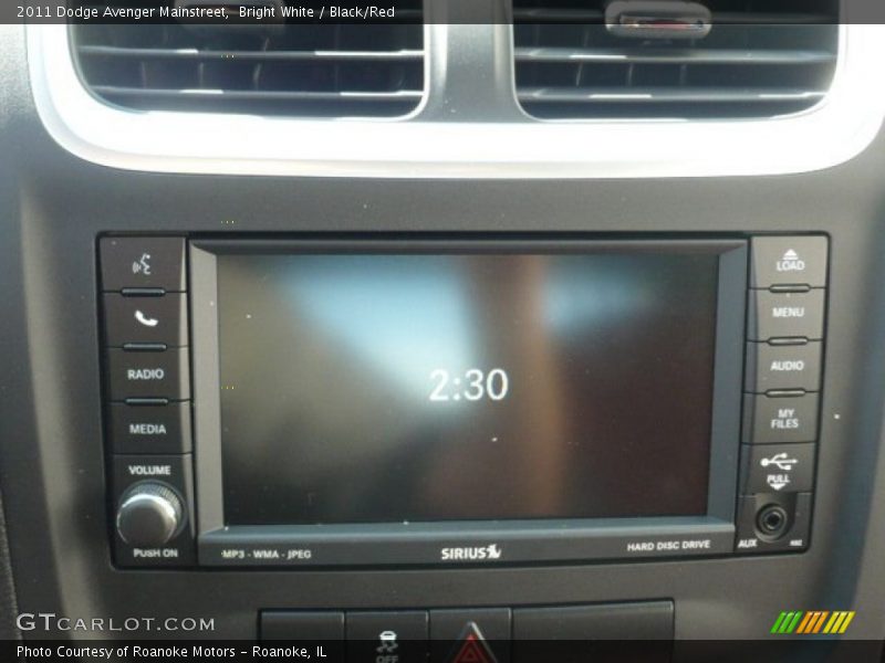 Bright White / Black/Red 2011 Dodge Avenger Mainstreet