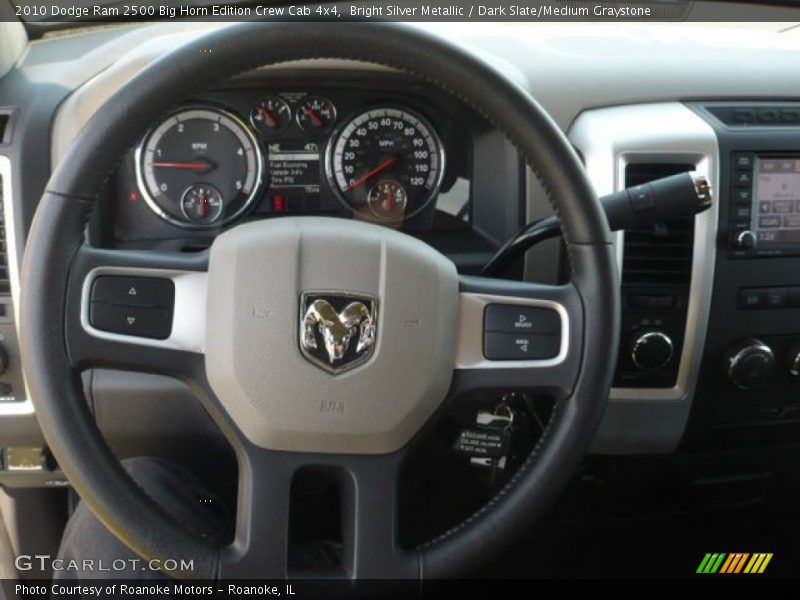 Bright Silver Metallic / Dark Slate/Medium Graystone 2010 Dodge Ram 2500 Big Horn Edition Crew Cab 4x4