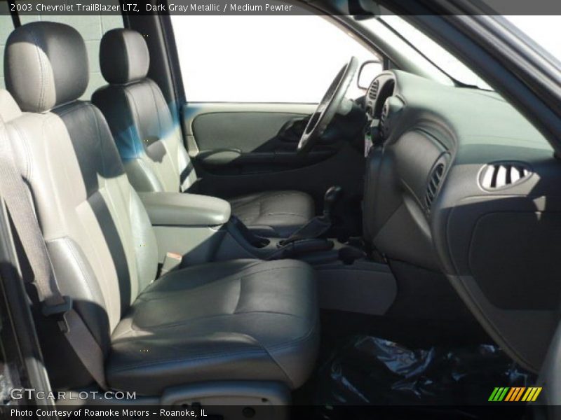 Dark Gray Metallic / Medium Pewter 2003 Chevrolet TrailBlazer LTZ