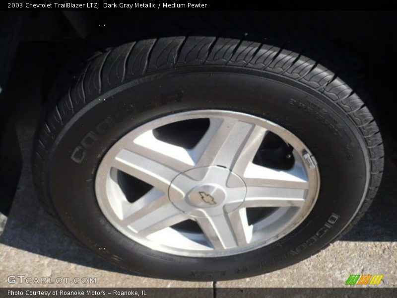 Dark Gray Metallic / Medium Pewter 2003 Chevrolet TrailBlazer LTZ