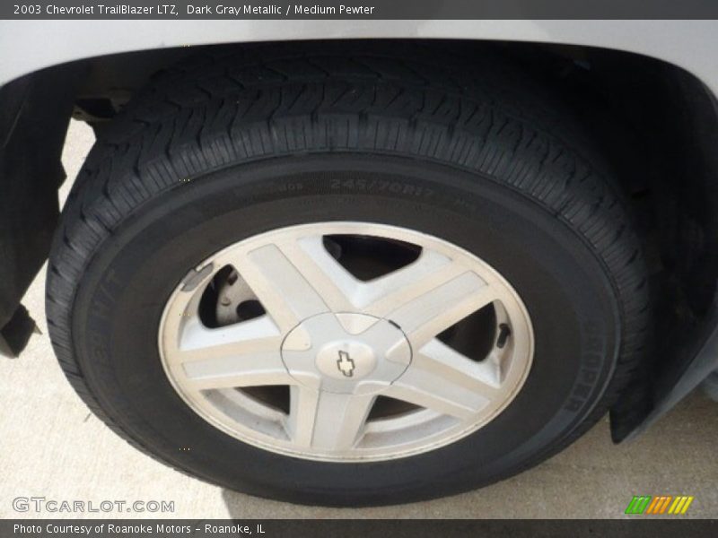 Dark Gray Metallic / Medium Pewter 2003 Chevrolet TrailBlazer LTZ