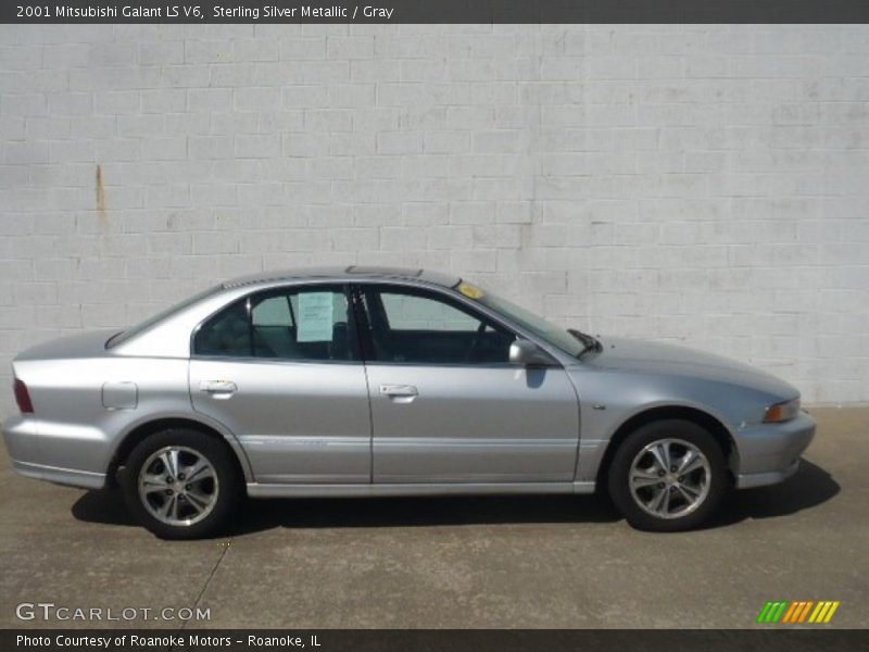 Sterling Silver Metallic / Gray 2001 Mitsubishi Galant LS V6