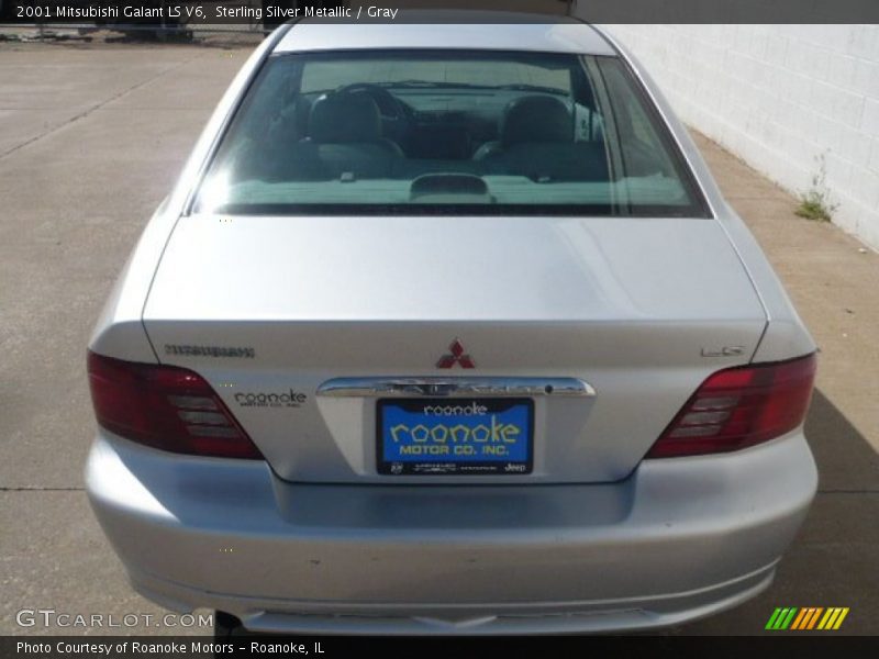 Sterling Silver Metallic / Gray 2001 Mitsubishi Galant LS V6