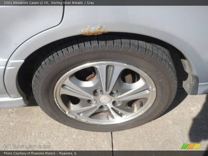 Sterling Silver Metallic / Gray 2001 Mitsubishi Galant LS V6