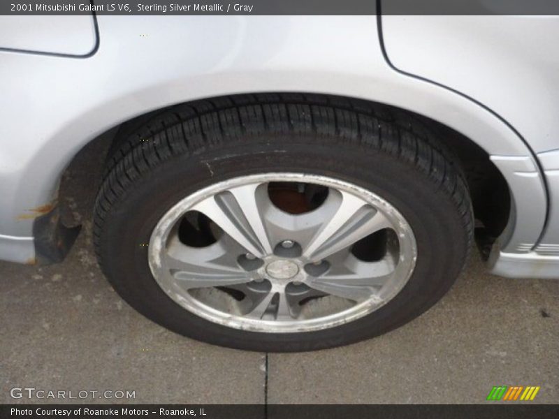 Sterling Silver Metallic / Gray 2001 Mitsubishi Galant LS V6