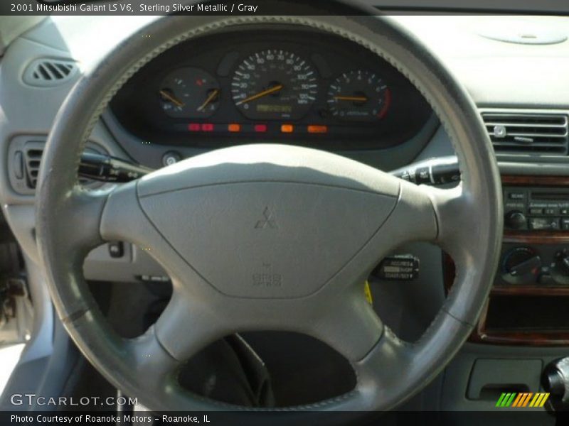 Sterling Silver Metallic / Gray 2001 Mitsubishi Galant LS V6