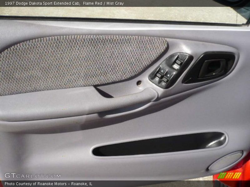 Flame Red / Mist Gray 1997 Dodge Dakota Sport Extended Cab