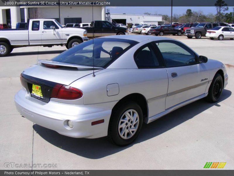 Ultra Silver Metallic / Graphite 2000 Pontiac Sunfire SE Coupe