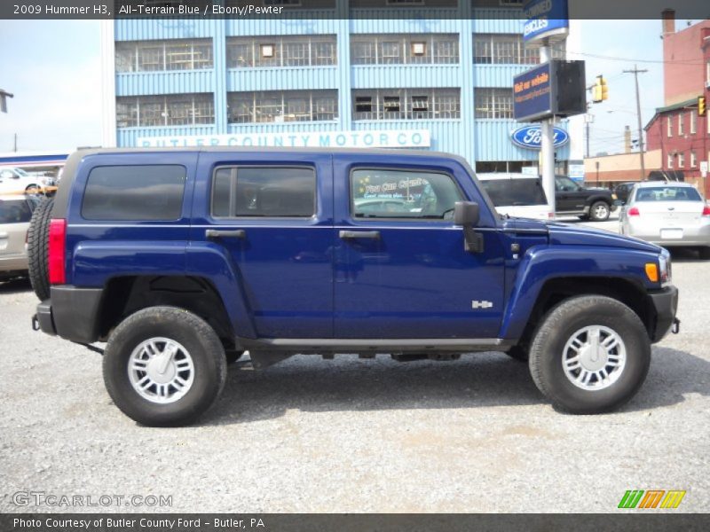 All-Terrain Blue / Ebony/Pewter 2009 Hummer H3