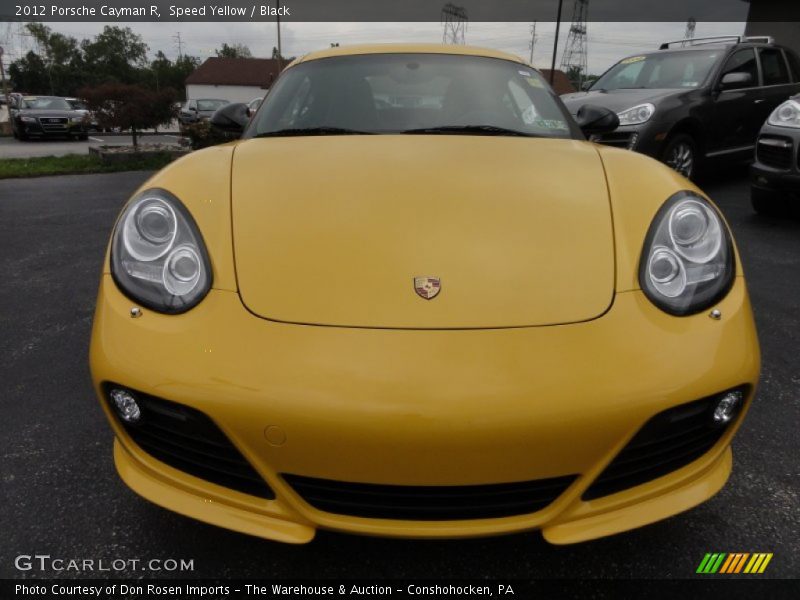  2012 Cayman R Speed Yellow