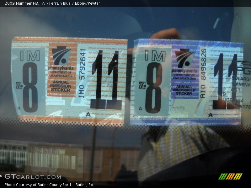 All-Terrain Blue / Ebony/Pewter 2009 Hummer H3