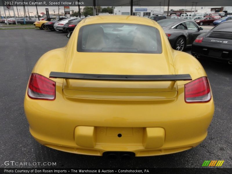  2012 Cayman R Speed Yellow