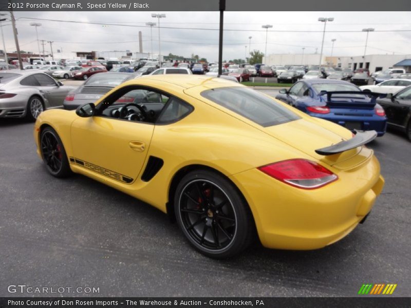  2012 Cayman R Speed Yellow