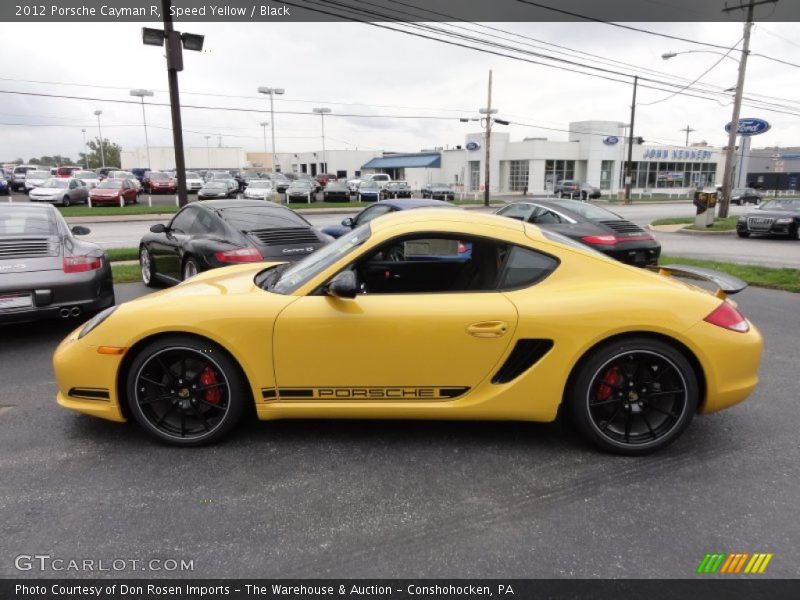  2012 Cayman R Speed Yellow