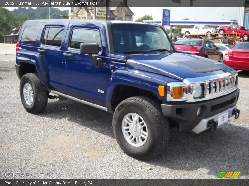 All-Terrain Blue / Ebony/Pewter 2009 Hummer H3