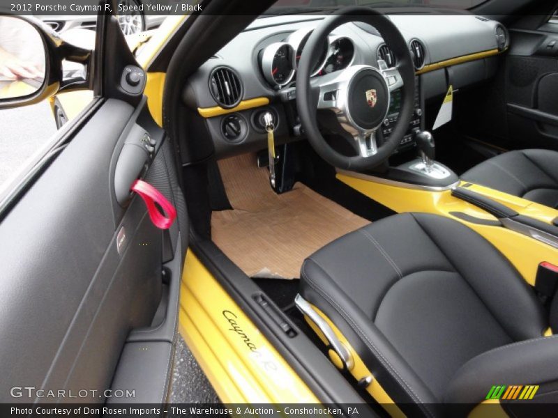  2012 Cayman R Black Interior