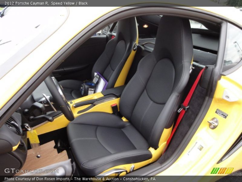  2012 Cayman R Black Interior