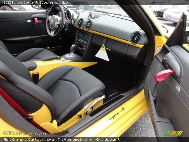  2012 Cayman R Black Interior