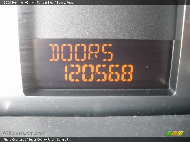 All-Terrain Blue / Ebony/Pewter 2009 Hummer H3