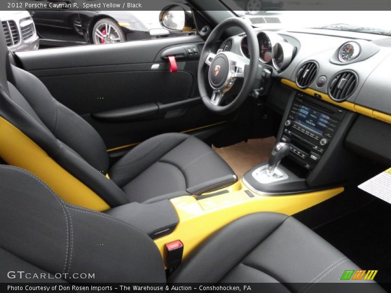  2012 Cayman R Black Interior