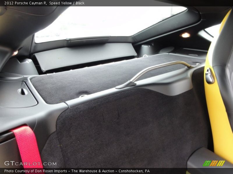  2012 Cayman R Black Interior